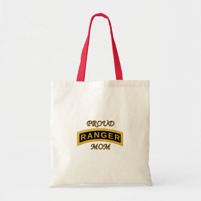 Army Ranger School Tab - Proud Mum - Tote (Front)