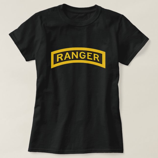 Army Ranger Shirt - Ranger Tab Shirt - US Army Ran (Design Front)