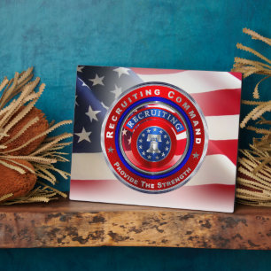 Army Recruiting Command Plaque