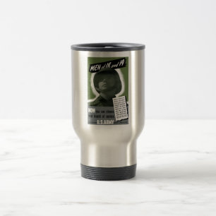 Army Recruiting Poster Travel Mug