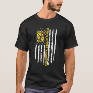 Army Rotc American Flag T-Shirt