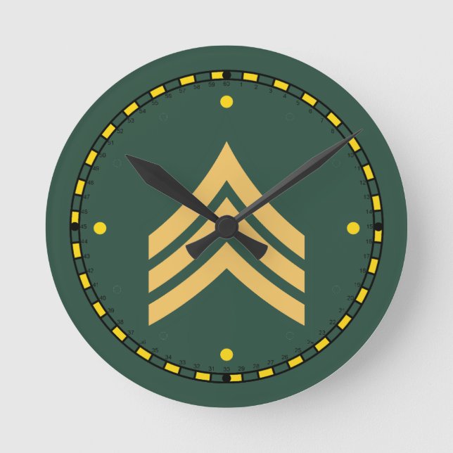 Army Sergeant Clock (Front)