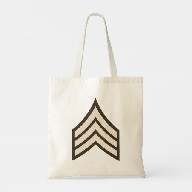 Army Sergeant rank Tote Bag (Back)