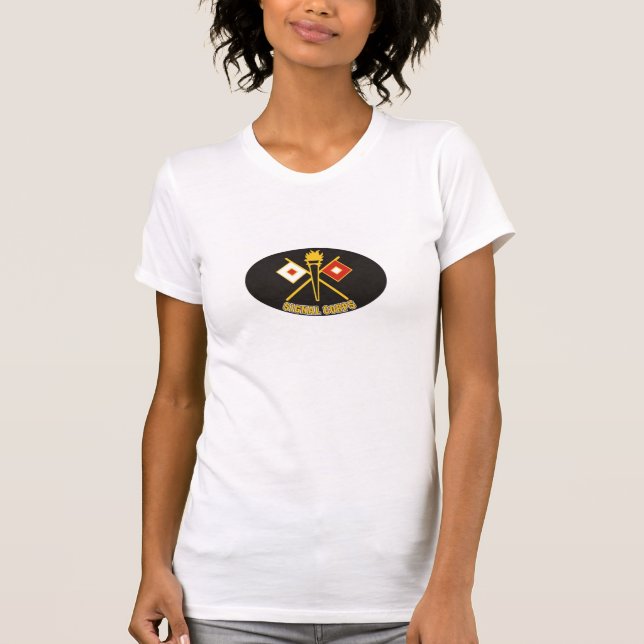Army Signal Corps by Poetry Lobby T-Shirt (Front)