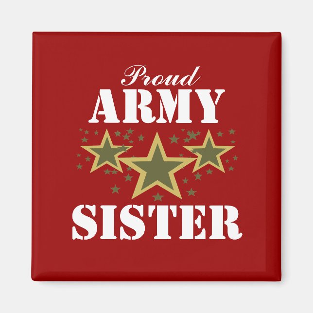 ARMY SISTER MAGNET (Front)