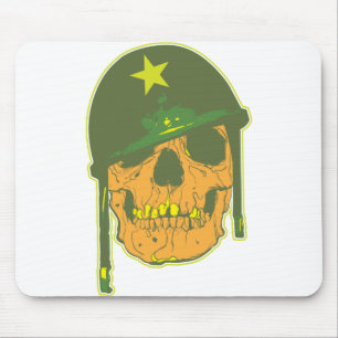 Army Skull Mouse Pad