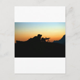 ARMY SNIPER POSTCARD