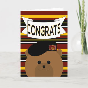 Army Soldier Congrats! Greeting Card