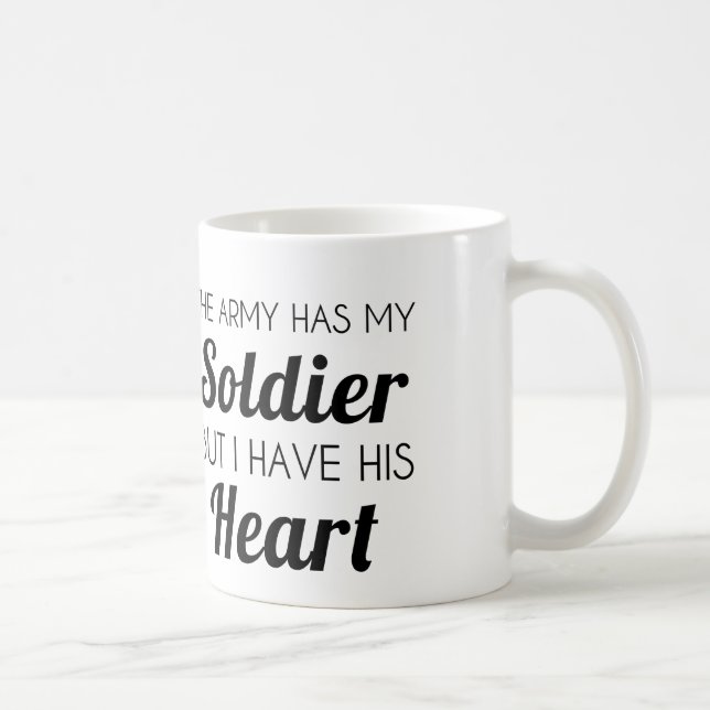 ARMY SOLDIER HEART COFFEE MUG (Right)