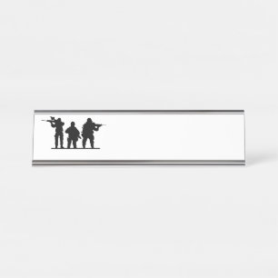 Army Soldiers Desk Name Plate