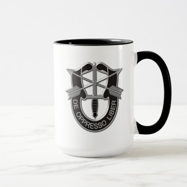 Army Special Forces Group SFG SF veterans vets Mug (Right)