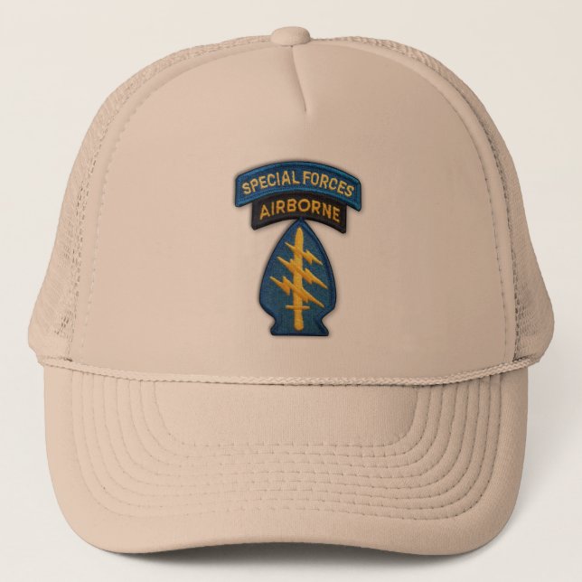 army special forces veterans patch hat (Front)