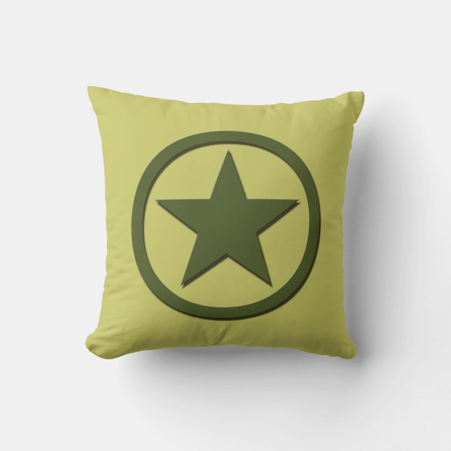 Army Star Cushion (Front)