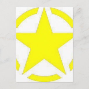 army star postcard