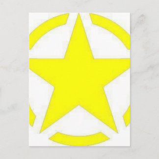 army star postcard