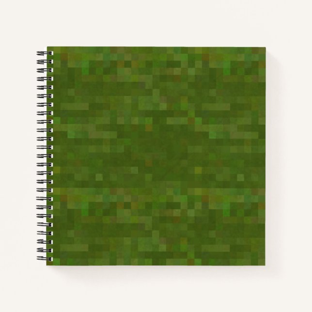 Army Style Pixel Camo Notebook (Front)