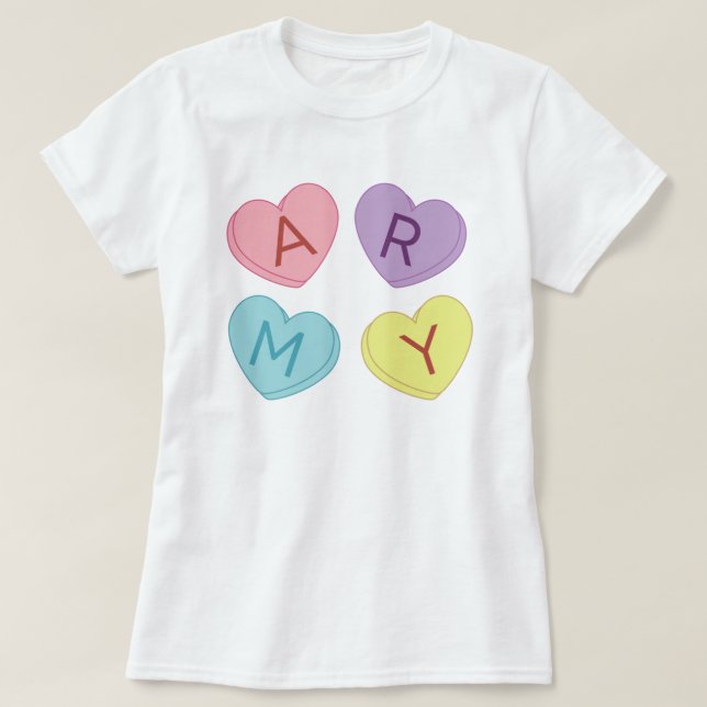 Army Sweettarts T-Shirt (Design Front)