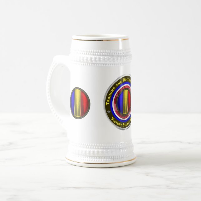 Army Training and Doctrine Command    Beer Stein (Front Left)