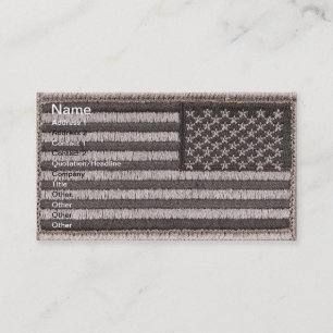 Army Uniform U.S. Flag (UCP Colour) Business Cards