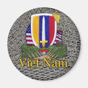 Army USARV Vietnam war patch veterans Magnet