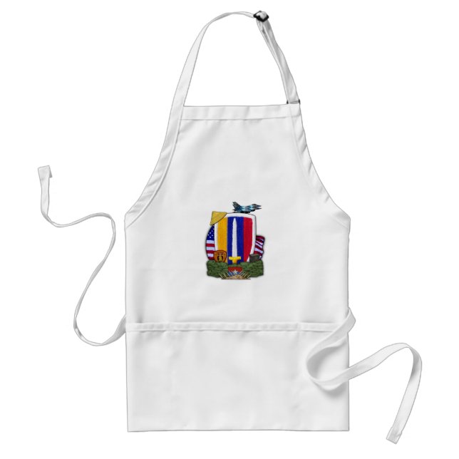 army usarv vietnam war vets patch bbq apron (Front)