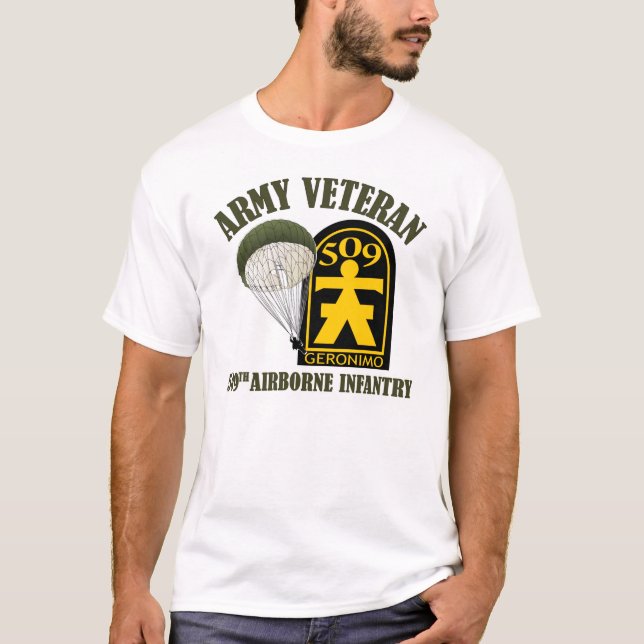 Army Veteran - 509th PIR T-Shirt (Front)
