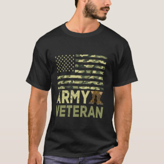 Army Veteran Day For Proud Veteran Grandpa Dad Vet T-Shirt