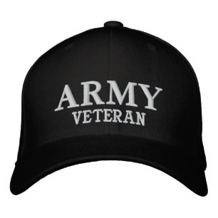 ARMY, VETERAN EMBROIDERED HAT
