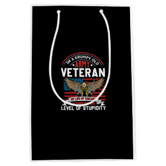 army veteran medium gift bag