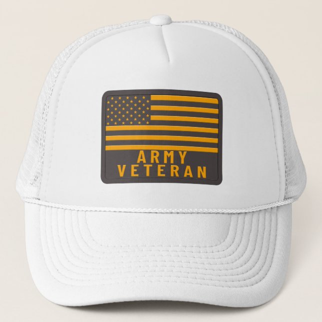 Army Veteran Trucker Hat (Front)