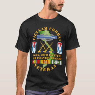 Army - Vietnam Combat Vet - CIB - DUI w T-Shirt