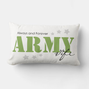 Army Wife - Always and Forever Lumbar Cushion