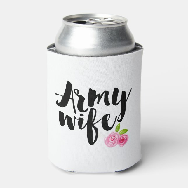 Army Wife Can Cooler (Can Front)