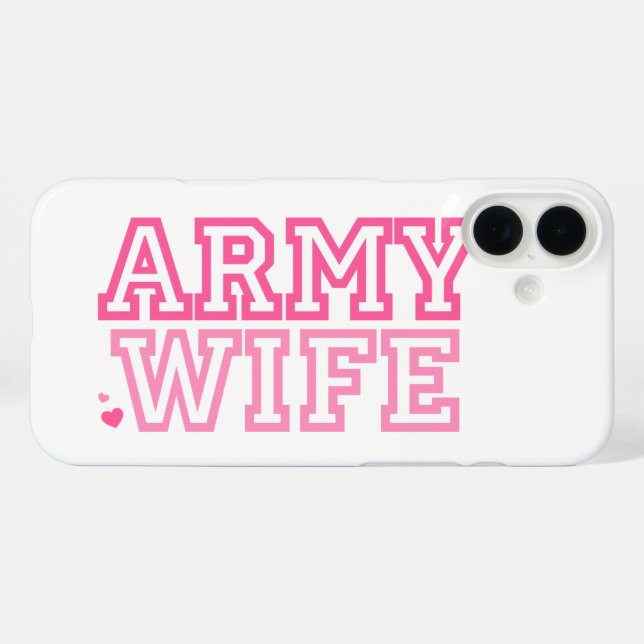 Army Wife Case-Mate iPhone Case (Back (Horizontal))