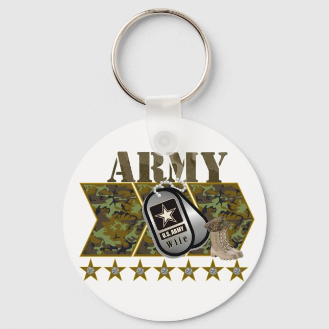 army wife key ring (Front)