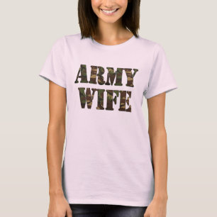 Army Wife Ladies Baby Doll T-Shirt