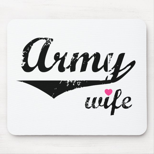 Army Wife Mouse Pad (Front)