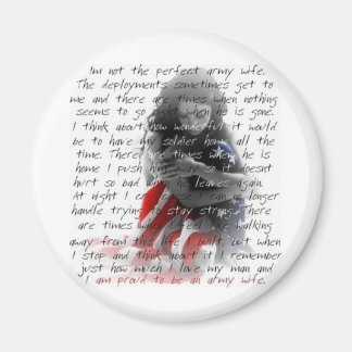 Army wife poem magnet