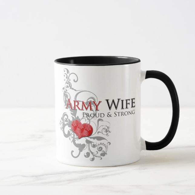 Army Wife - Proud & Strong Mug (Right)