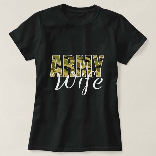 ARMY WIFE T-Shirt (Design Front)