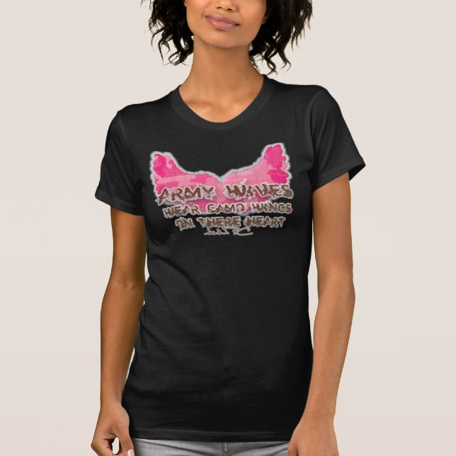 Army Wife Wings T-Shirt (Front)