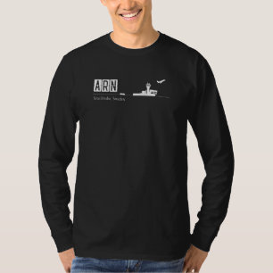 Arn Airport Code For Stockholm Sweeden T-Shirt