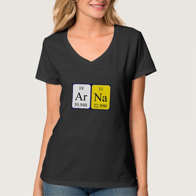 Arna periodic table name shirt (Front)
