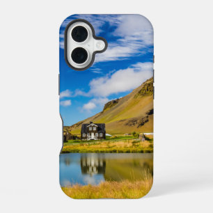 Arnarstapi Amtmansshus And Mount Stapafell, Icelan iPhone 16 Case