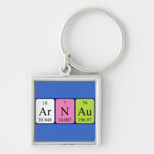 Arnau periodic table name keyring