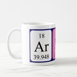 Arnau periodic table name mug