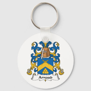 Arnaud Family Crest Key Ring