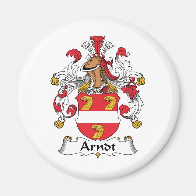 Arndt Family Crest Magnet (Front)
