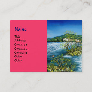 ARNO RIVER AT ROVEZZANO Florence Italy Business Card