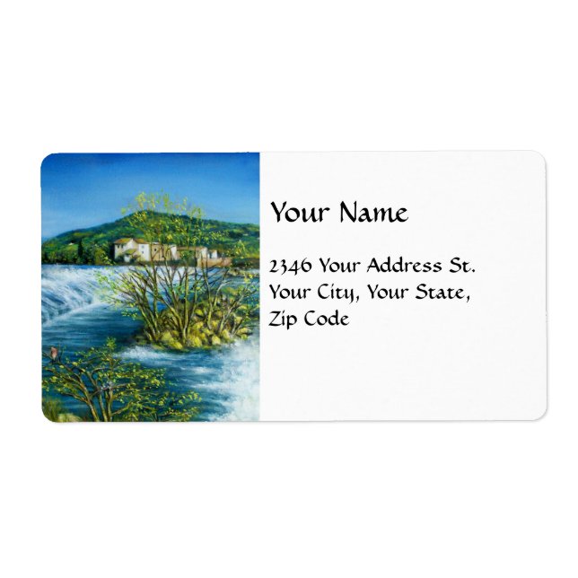 ARNO RIVER AT ROVEZZANO Florence Tuscany Landscape (Front)